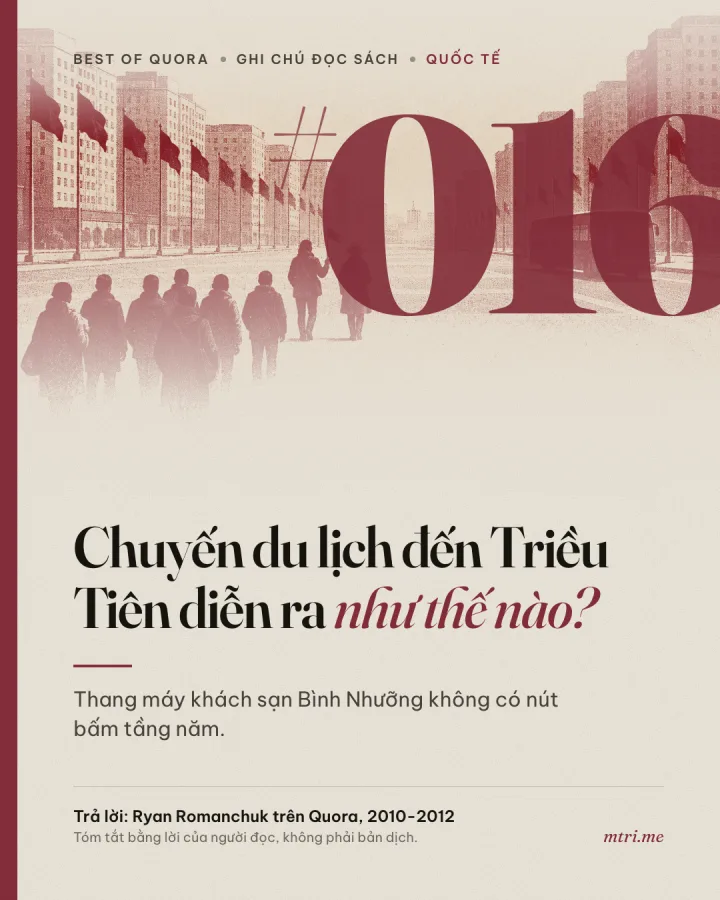Thẻ #016: Chuyến du lịch đến Triều Tiên diễn ra như thế nào?