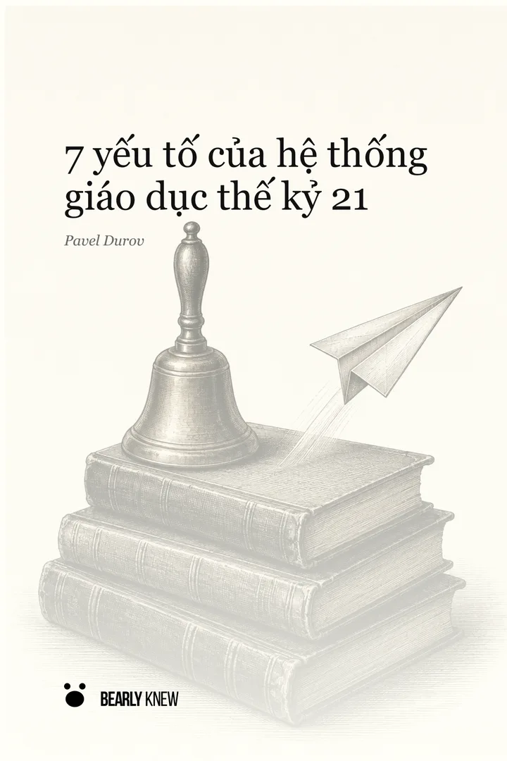 Bìa sách 7 yếu tố của hệ thống giáo dục thế kỷ 21